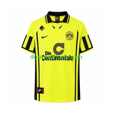 Koszulka Borussia Dortmund Retro Domowe Koszulki Piłkarskie 1996 Krótki Rękaw